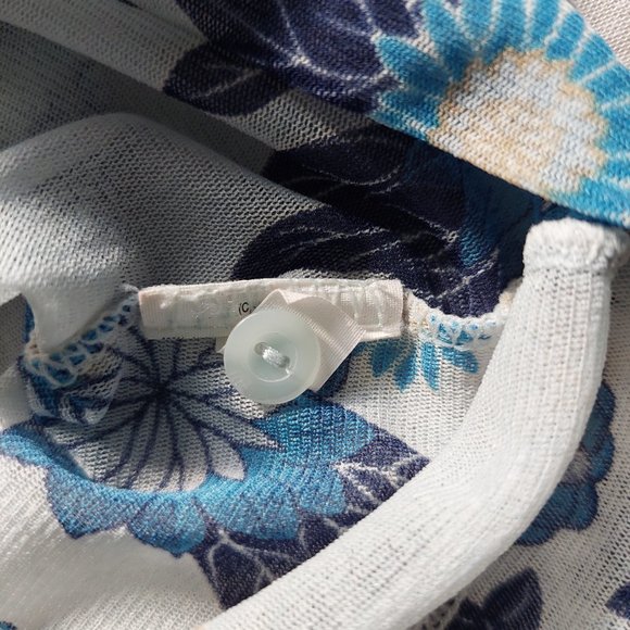 MEXX See Through Y2K Semi Mesh Women Button Up Shirt , US 8/FR L - Picture 8 of 8